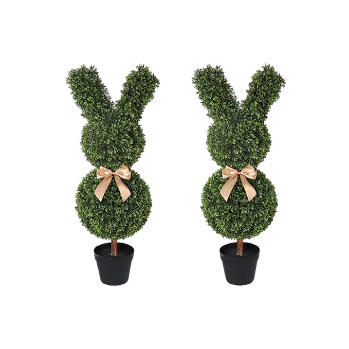 🐇Spring Sales - Outdoor Artificial Turf Bunny-Shaped Topiary Tree(FREE SHIPPING)