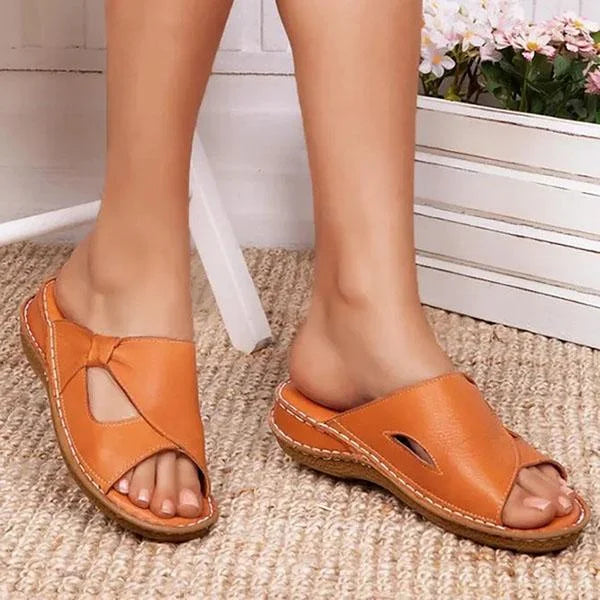 🔥Last Day 49% OFF - 2024 Women Casual Summer Daily Comfy Slip On Sandals