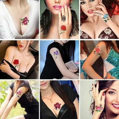 ❤️ Trendy 3D Tattoo Stickers 50 PCS