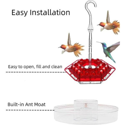 💥Last Day Sale 70% OFF🎁 Hanging Outdoor Hummingbird Feeder🐦